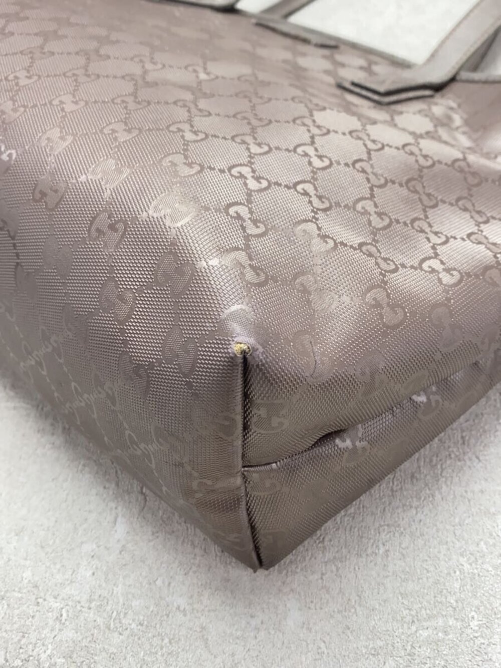 Gucci Tote Bag GG Imprime Brown - Picture 7 of 7